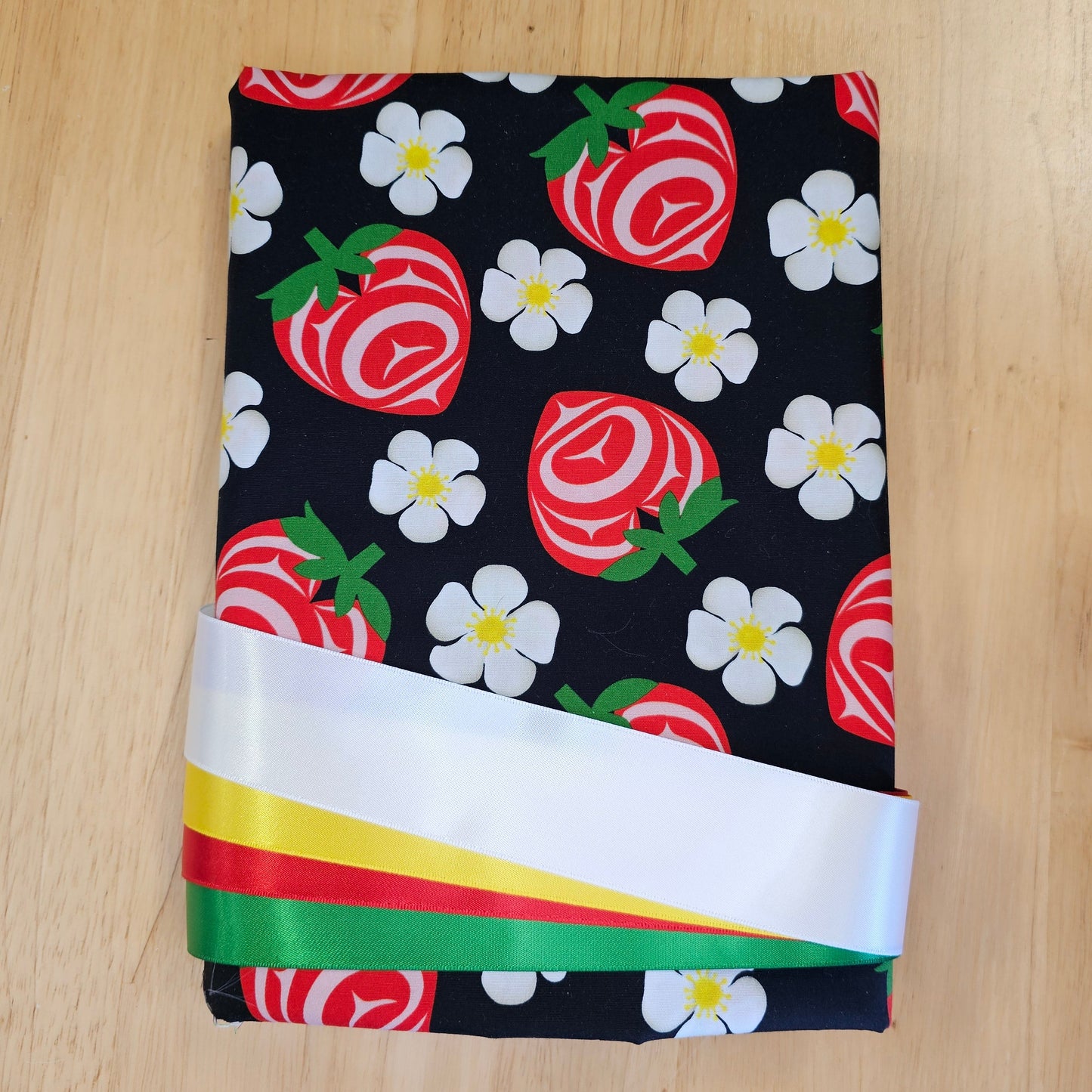 Ribbon Skirt Kits - Strawberry - Black