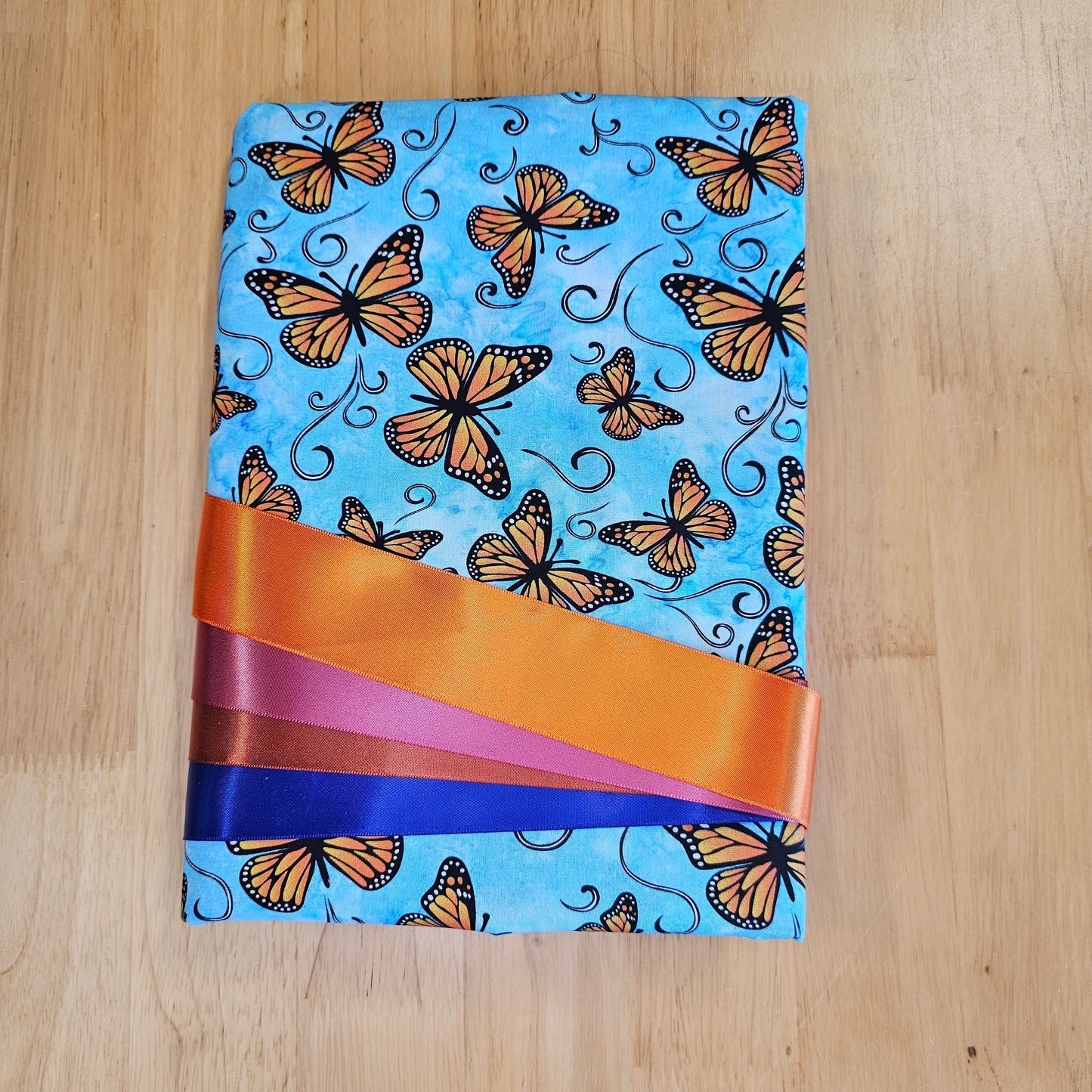 Ribbon Skirt Kits - Butterflies - Sky