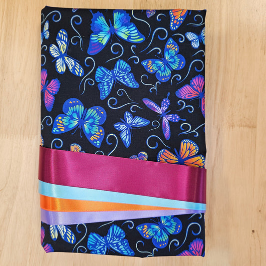 Ribbon Skirt Kits - Butterflies - Black