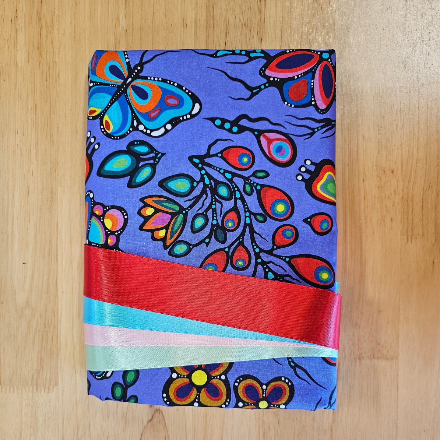 Ribbon Skirt Kits - Large Butterflies - Grape