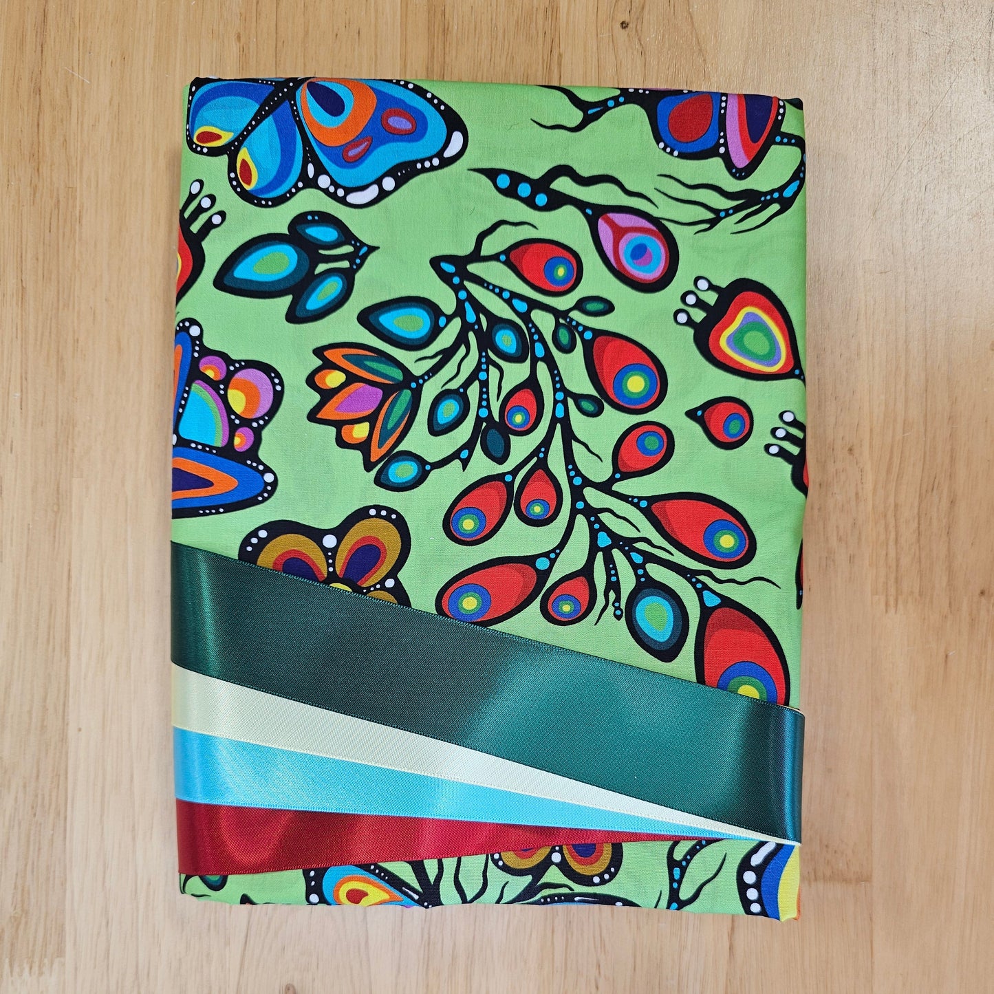 Ribbon Skirt Kits - Large Butterflies - Lime