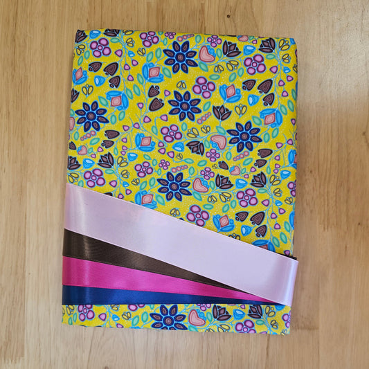 Ribbon Skirt Kit - Mini Floral Yellow