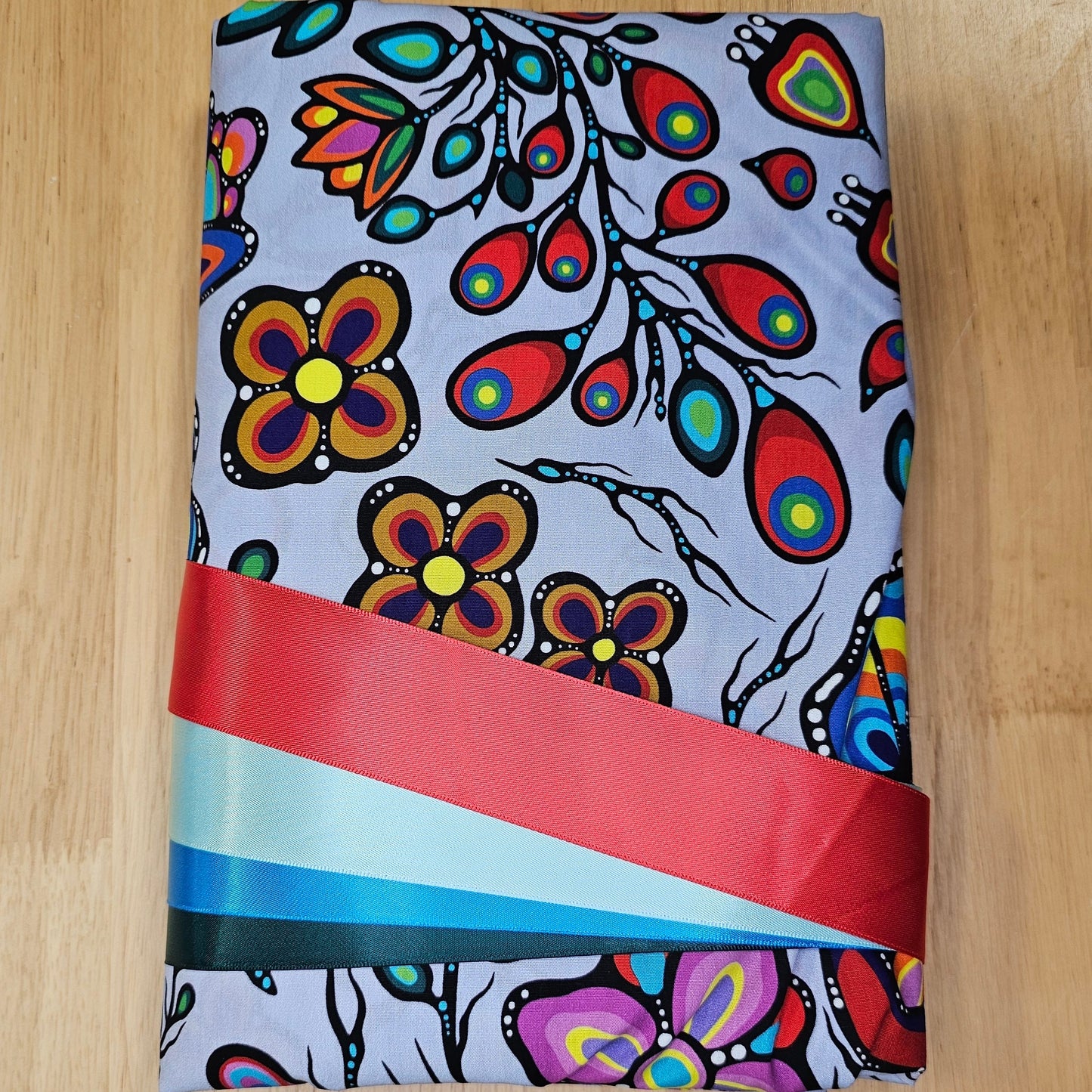 Ribbon Skirt Kits - Large Butterflies - Grey