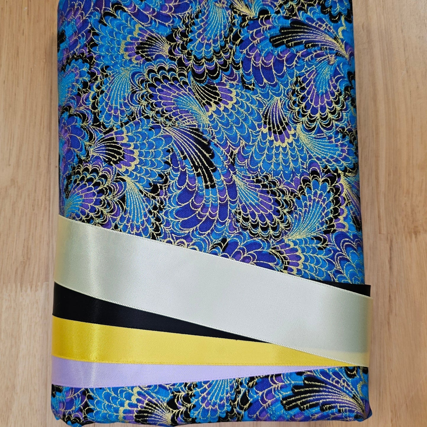 Ribbon Skirt Kits - Metallic Feathers