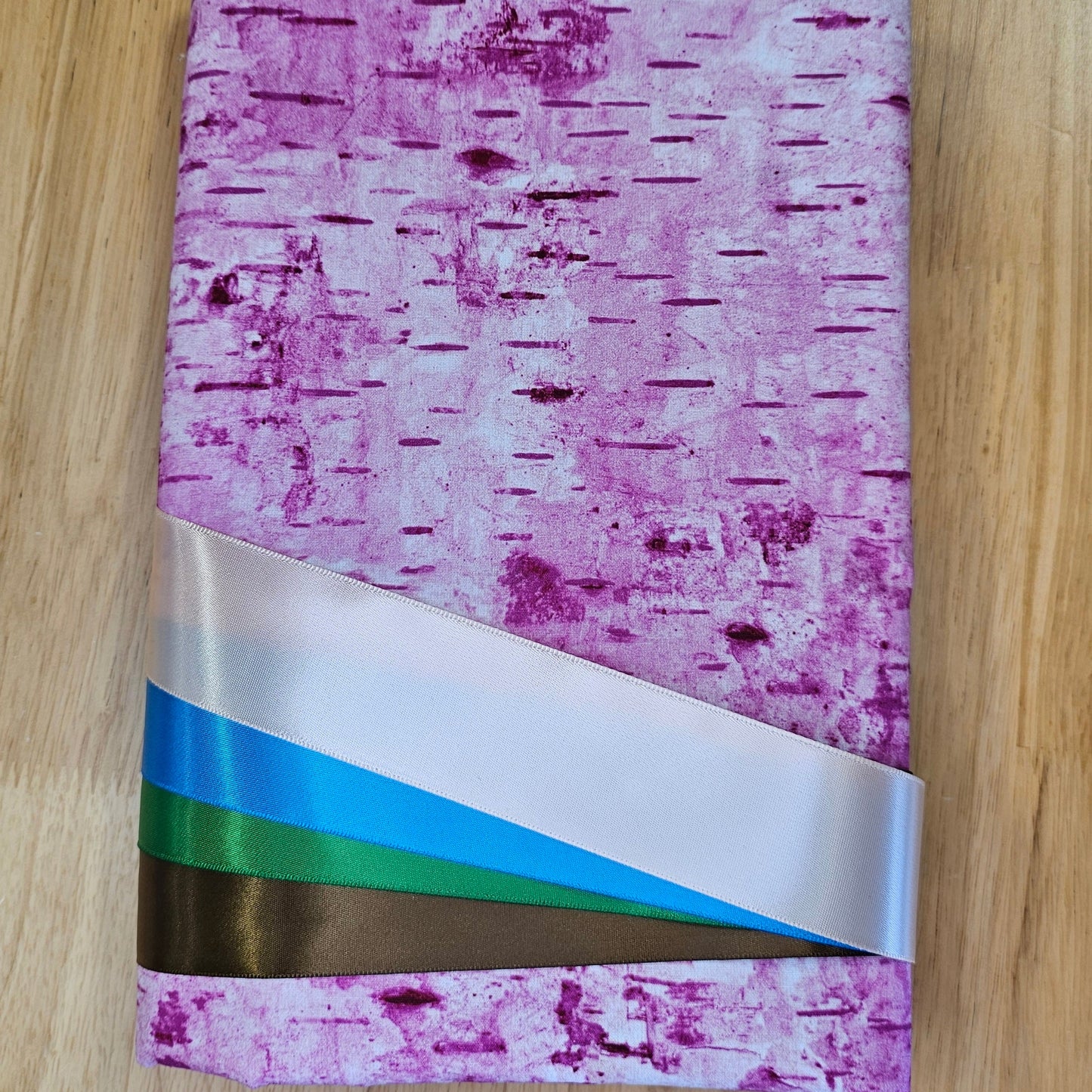 Ribbon Skirt Kits - Birch Bark - Pink