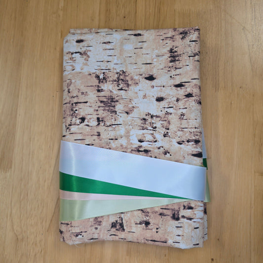 Ribbon Skirt Kits - Birchbark - Tan