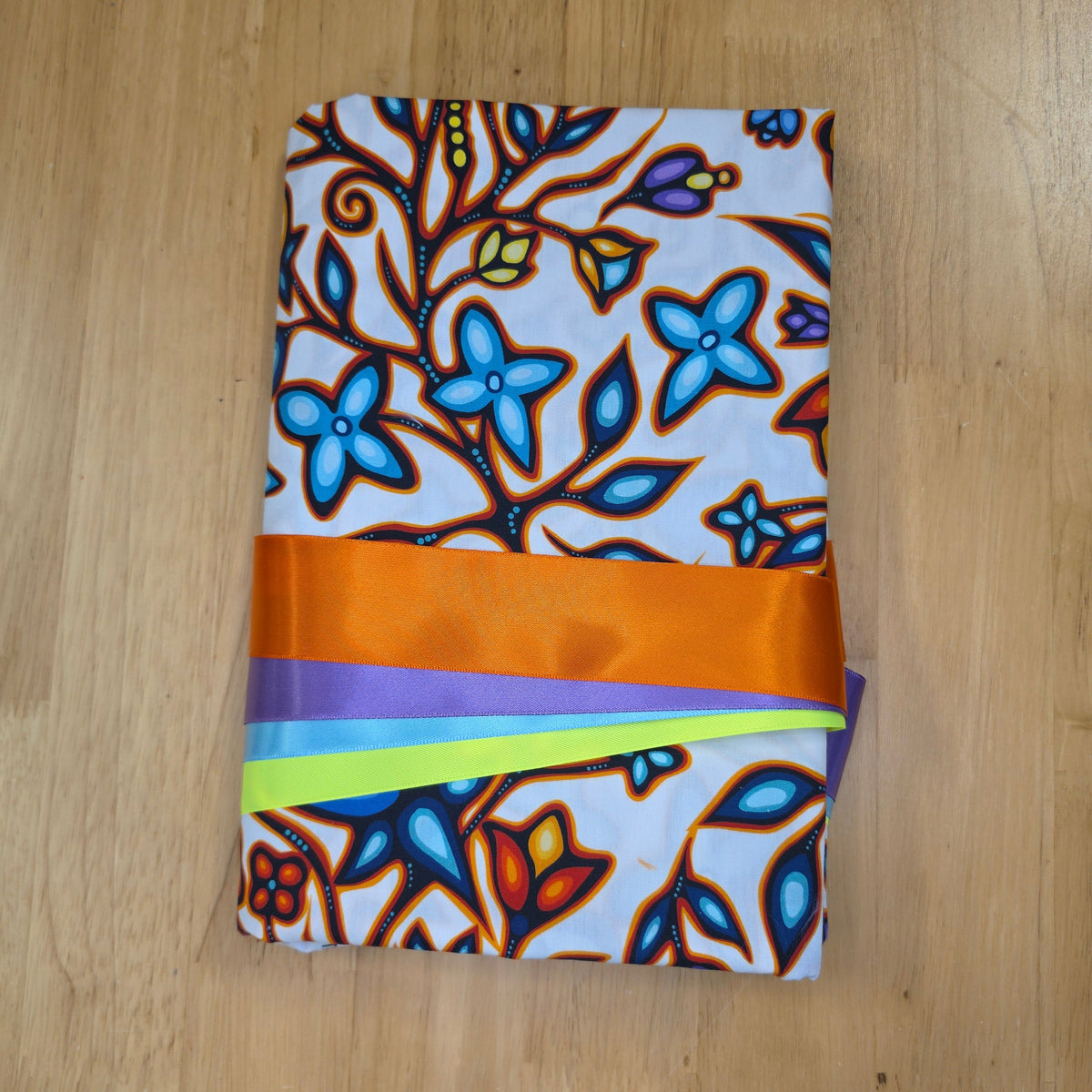 Ribbon Skirt Kits - Large Floral - White