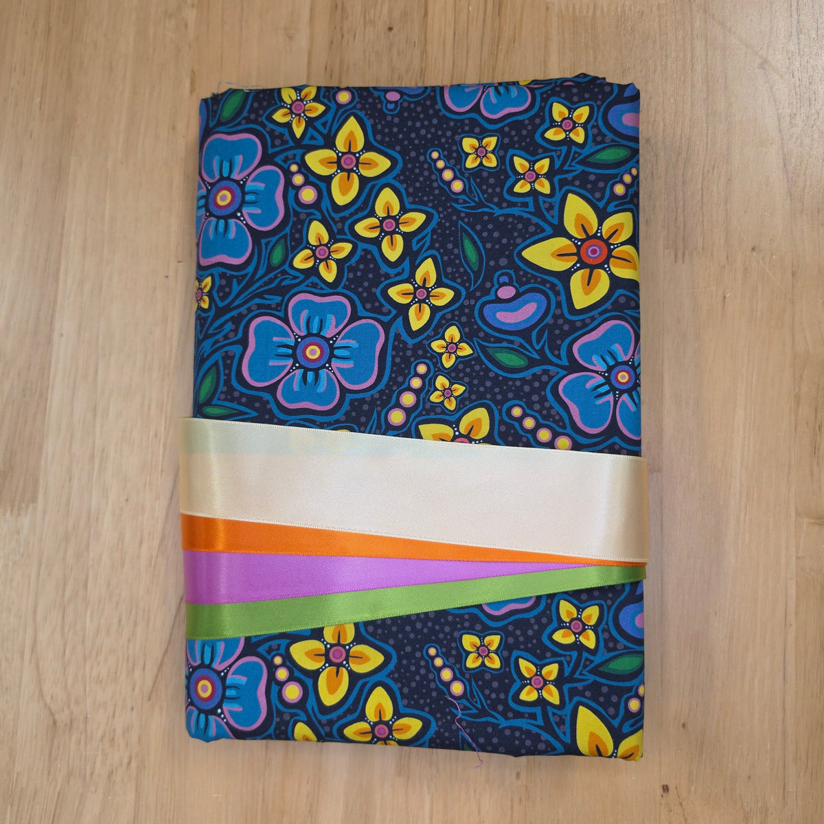 Ribbon Skirt Kits - Flowers - Charoal
