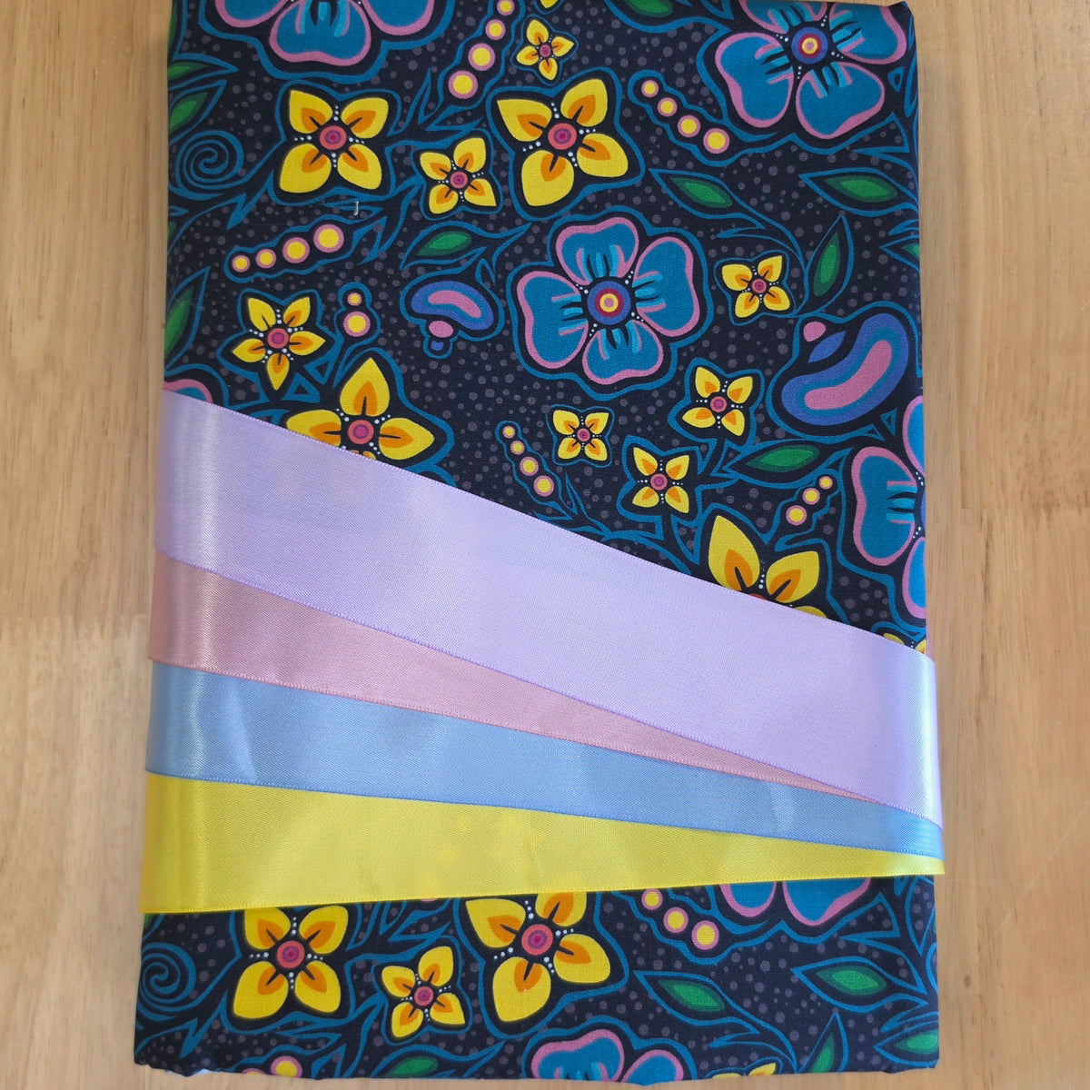 Ribbon Skirt Kits - Flowers - Charcoal - 108