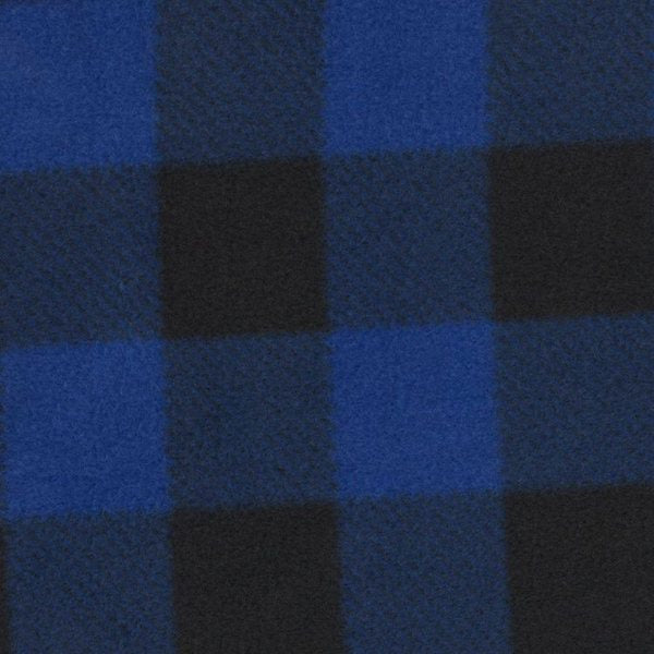 Buffalo Check Polar Fleece - Blue