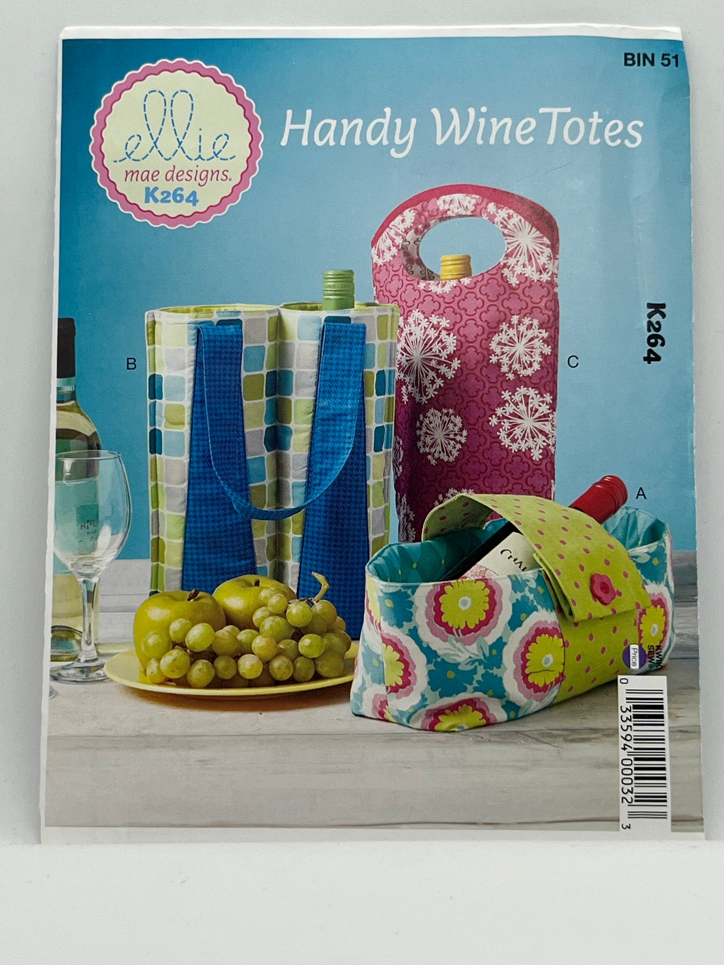 K0264 - Wine Bottle Totes