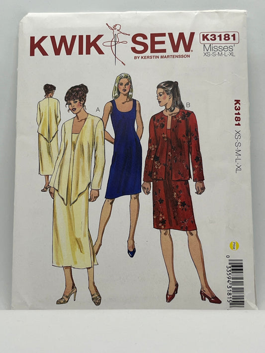 K3181 - Misses Dress & Jacket