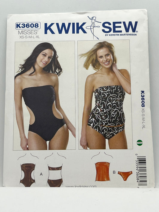 K3608 - Strapless Swimsuit