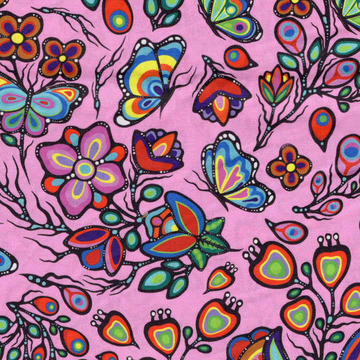 Jackie Traverse Ojibway Florals: Butterfly - Pink