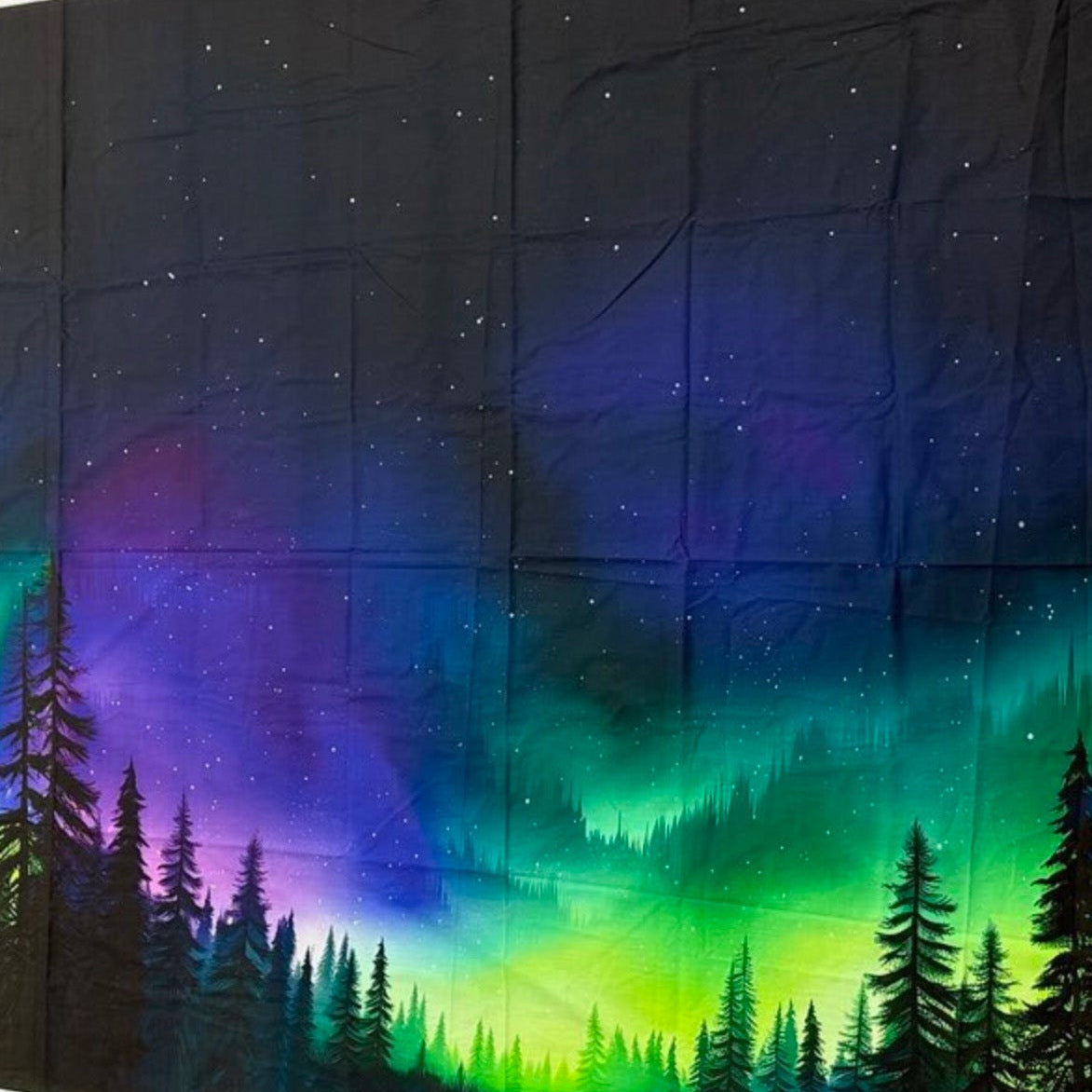 Northern Lights Border Cotton