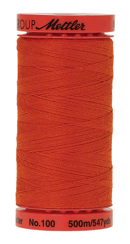 Mettler Thread - Orange Red - 500m