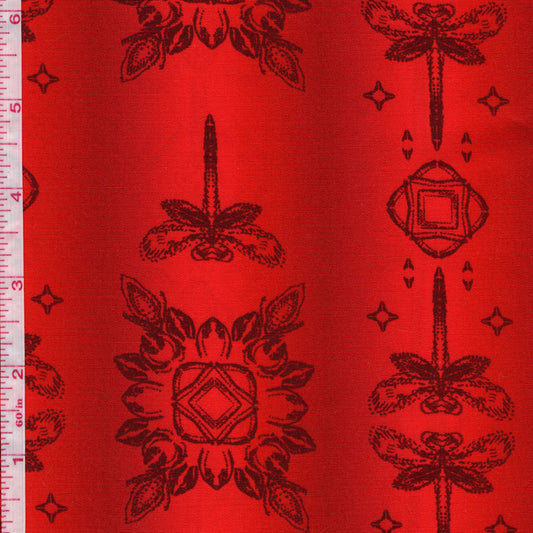 Pat Bruderer Birch Bark Biting - Dragonfly - Red