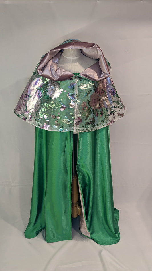 Cloak Lilac Dreams of Emerald (Two Tier)