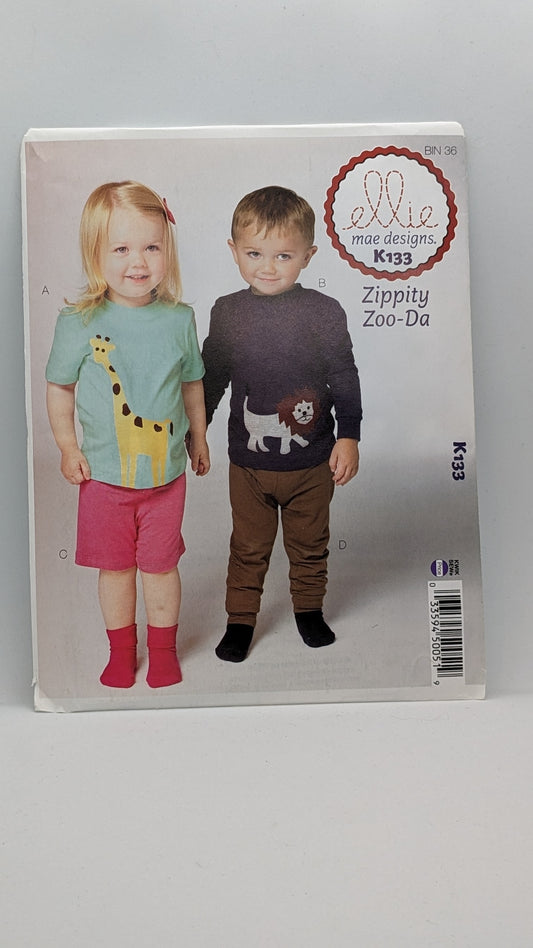 K0133 - Toddlers' Top, Shorts & Pants Set