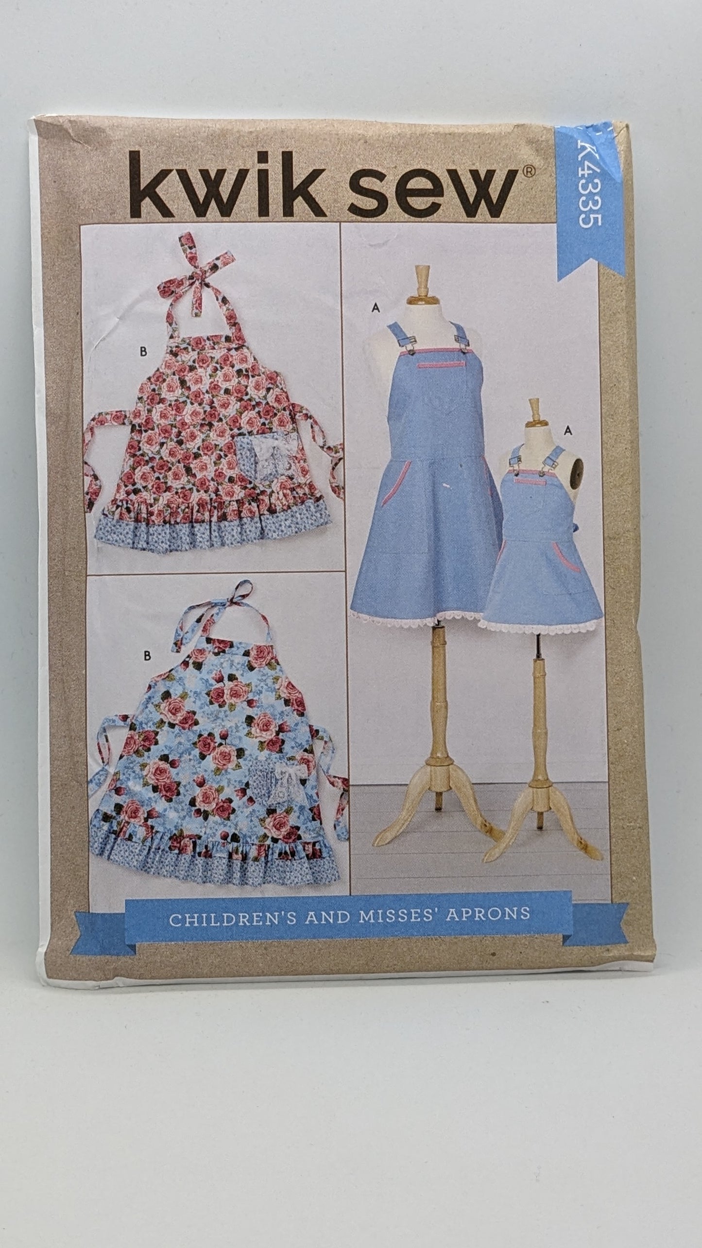 K4335 - Children's & Misses' Aprons