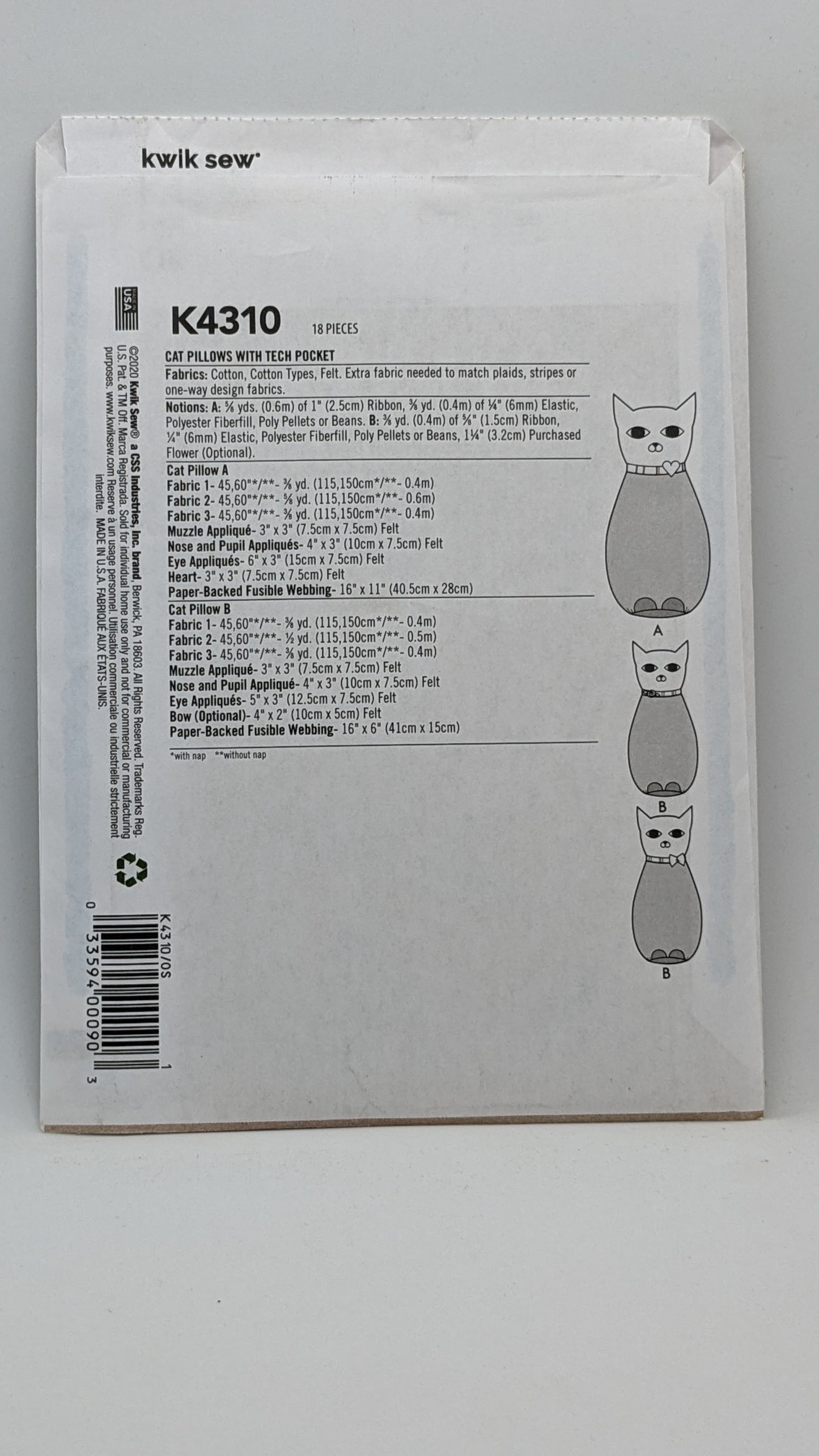 K4310 - Cat Pillows