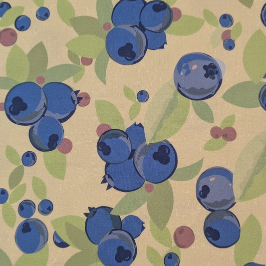 Blueberries - Tan - Remnant