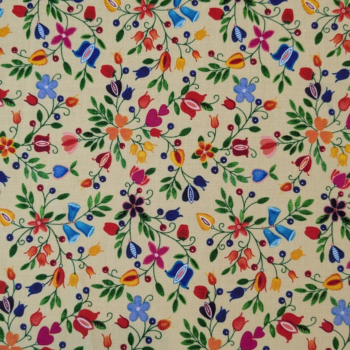 Floral - Tan - Remnant