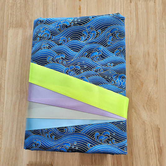 Ribbon Skirt Kits - Waves - Blue