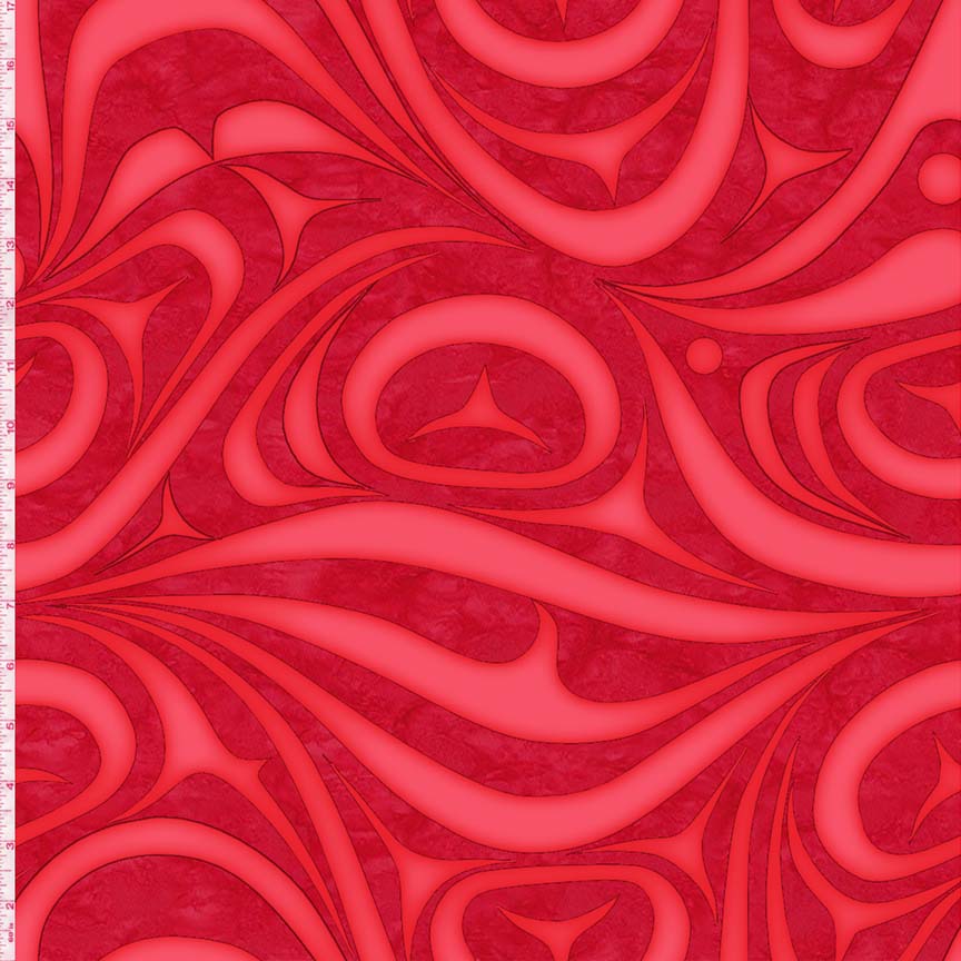 Yasakw Designs Haida Wave - Red