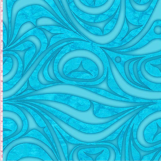 Yasakw Designs Haida Wave - Turq.