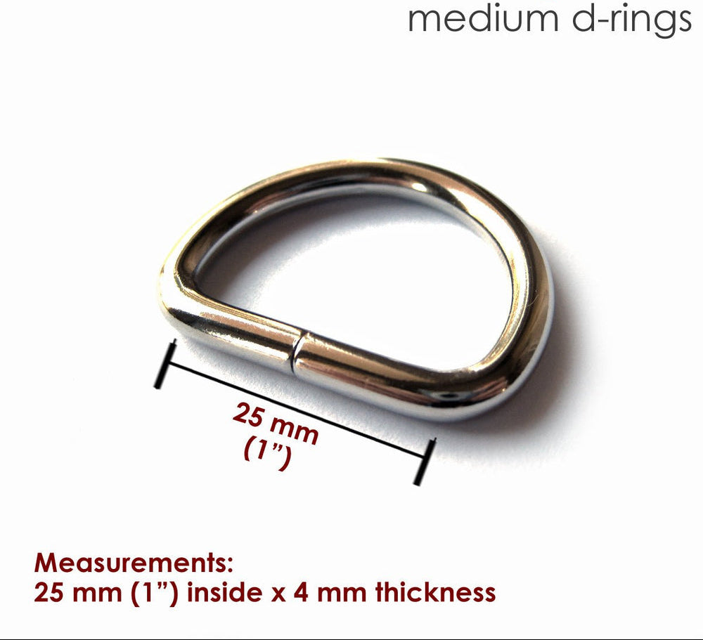 Metal D-Rings - Assorted Sizes