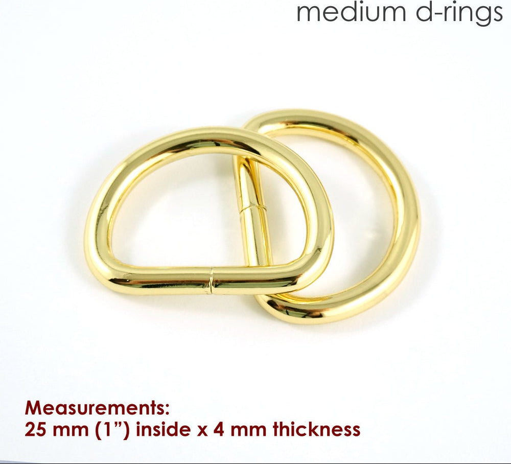 Metal D-Rings - Assorted Sizes