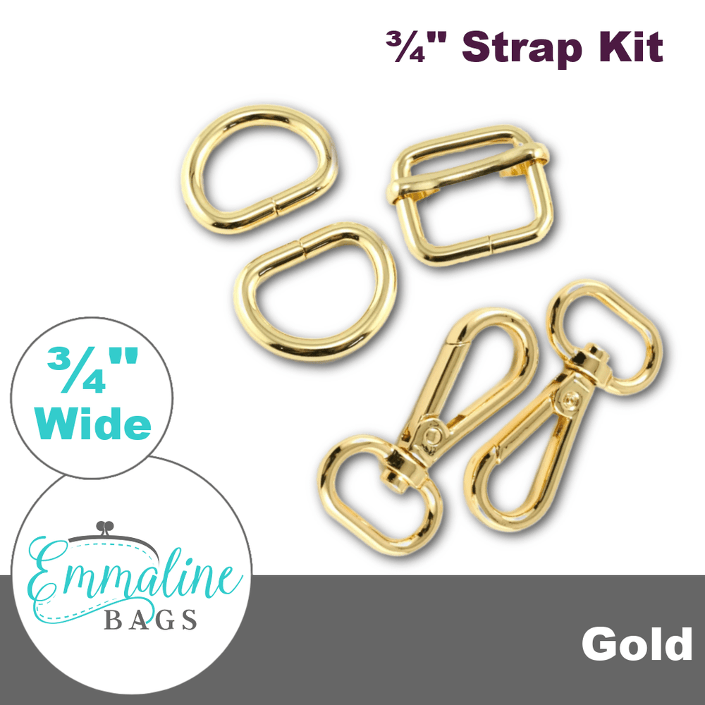 Bag Hardware Kit Sets - Assorted Metals & Sizes