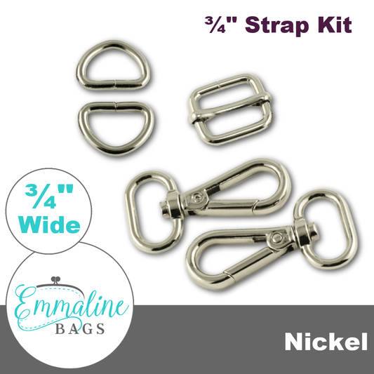Bag Hardware Kit Sets - Assorted Metals & Sizes