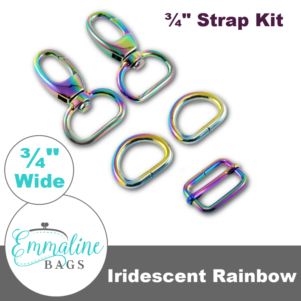 Bag Hardware Kit Sets - Assorted Metals & Sizes