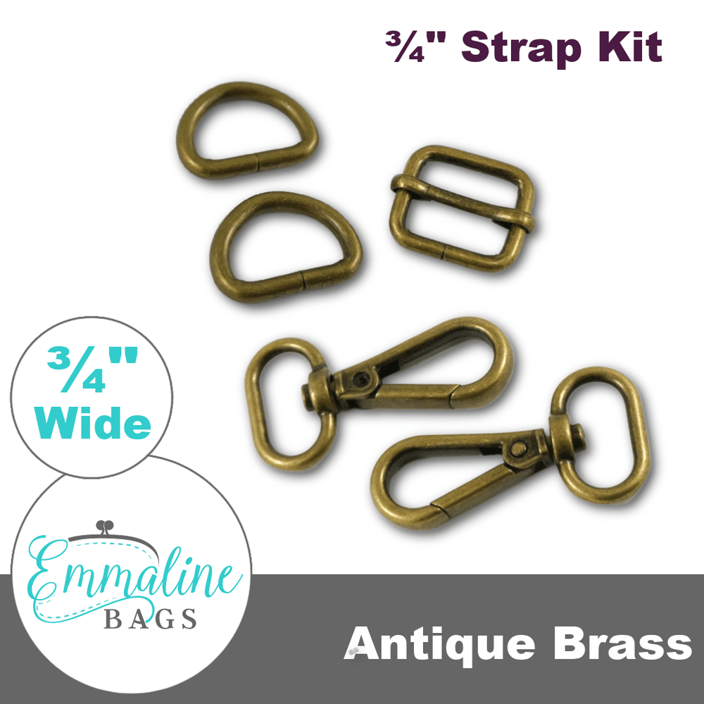 Bag Hardware Kit Sets - Assorted Metals & Sizes