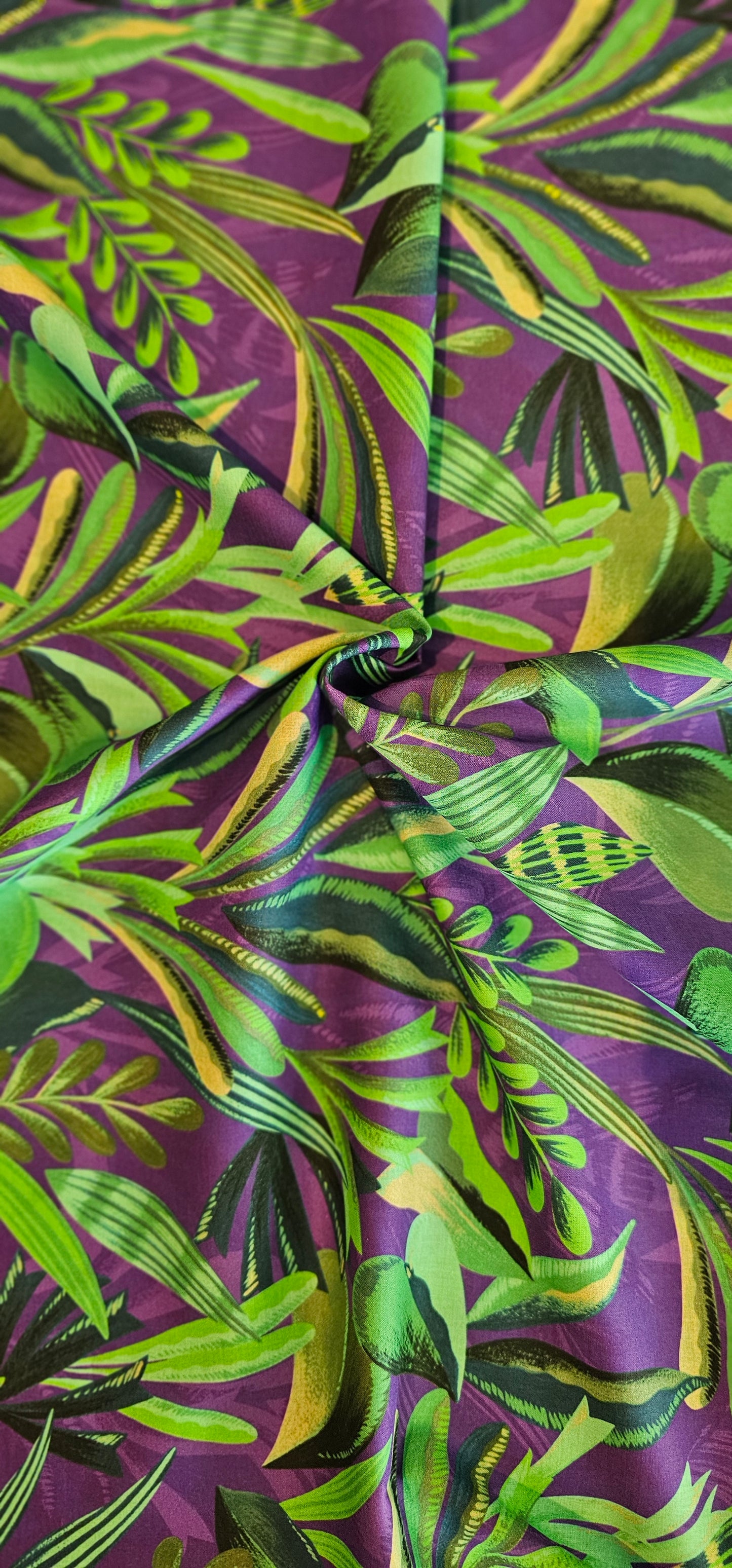 Royal Jungle Cotton Voile
