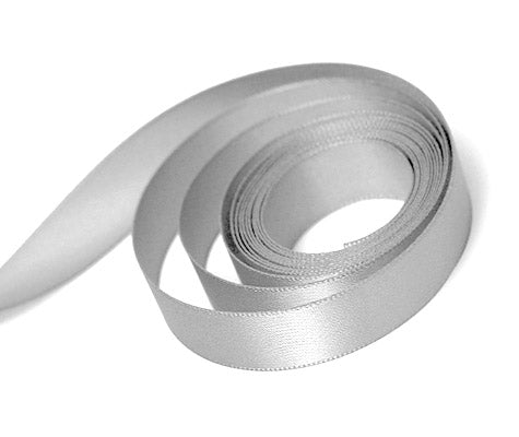 Ribbon - Single Face Satin - Shell Grey 0007