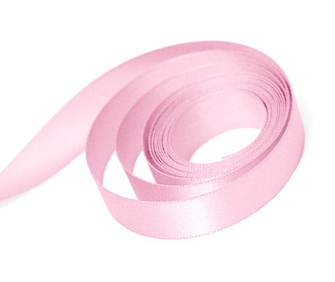 Ribbon - Single Face Satin - Powder Pink 0115
