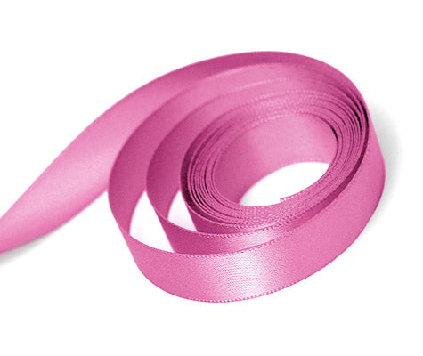 Ribbon - Single Face Satin - Hot Pink 0156