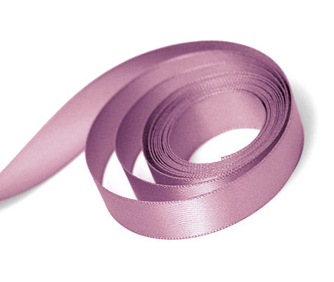 Ribbon - Single Face Satin - Rosy Mauve 0165