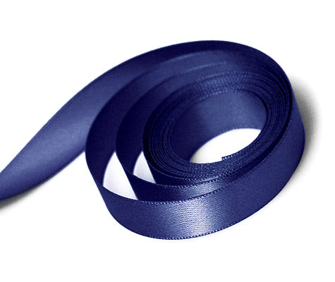 Ribbon - Single Face Satin - Navy 0370