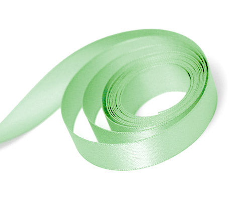 Ribbon - Single Face Satin - Pastel Green 0513
