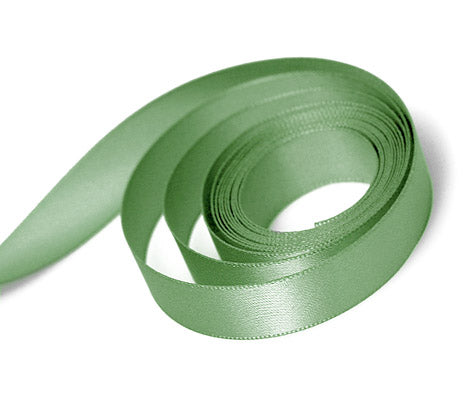 Ribbon - Single Face Satin - Sage Green 0577